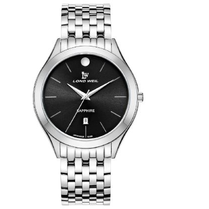  ساعت مچی آنالوگ، توپر، استیل مشکی، مردانه، 60059