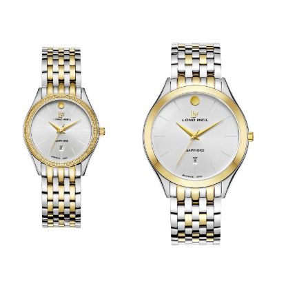  ساعت مچی آنالوگ، توپر، دورنگ سیلور، ست، 60059