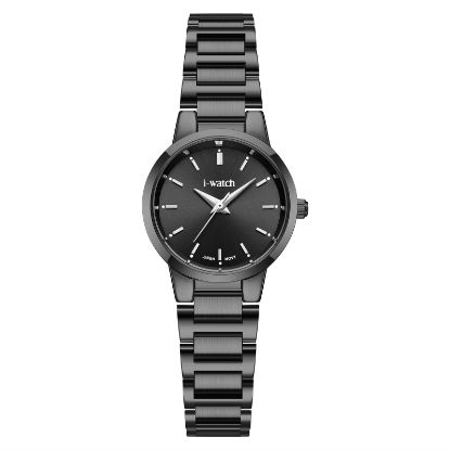 آی واچ کلاسیک فلزی قاب دودی صفحه دودی بند دودی زنانه 190285