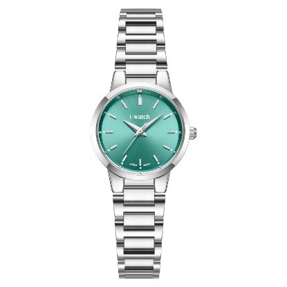 آی واچ کلاسیک فلزی قاب استیل صفحه تیفانی بند استیل زنانه 190285