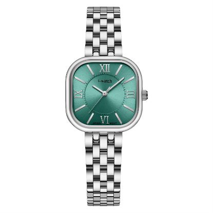 آی واچ کلاسیک فلزی قاب استیل صفحه تیفانی بند استیل زنانه 190287