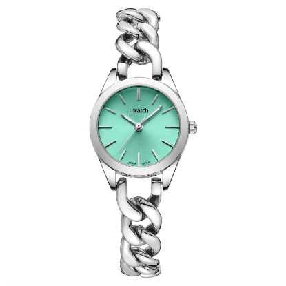 آی واچ کلاسیک فلزی قاب استیل صفحه تیفانی بند استیل زنانه 190289