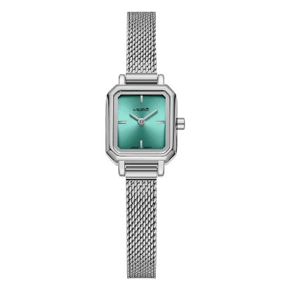 آی واچ کلاسیک فلزی قاب استیل صفحه تیفانی بند استیل زنانه 190337