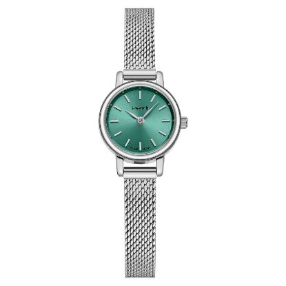 آی واچ کلاسیک فلزی قاب استیل صفحه تیفانی بند استیل زنانه 190338